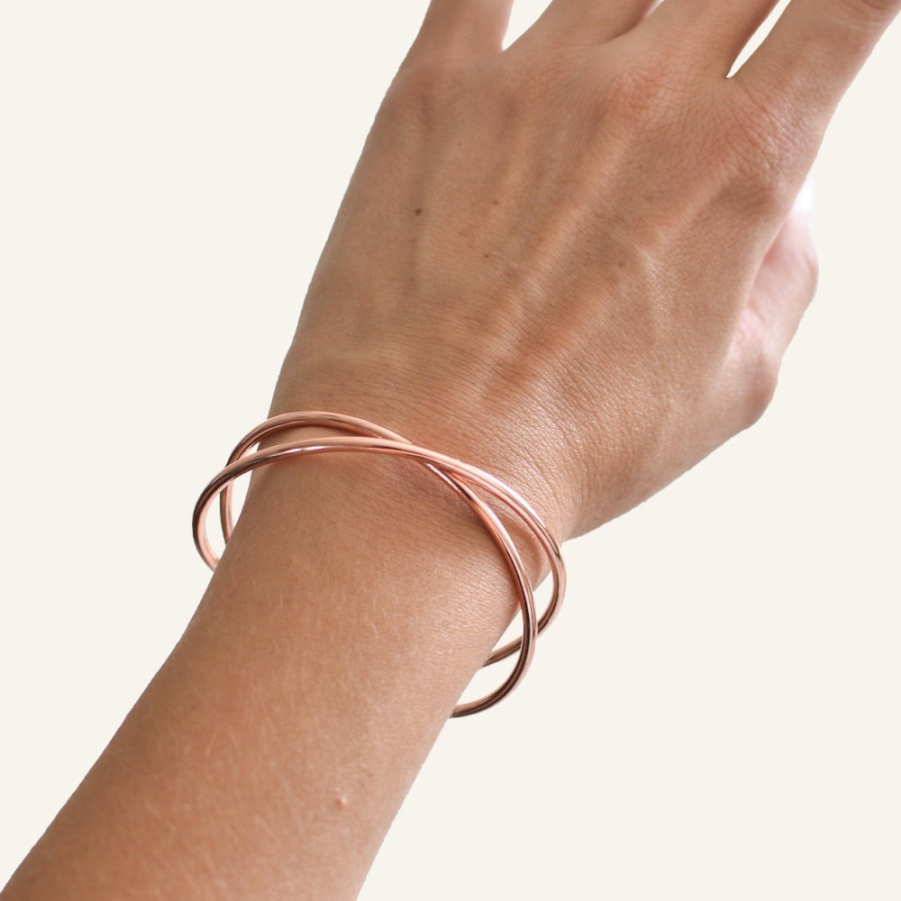 🆕 Tribe Alive Copper Criss Cross Cuff Bracelet